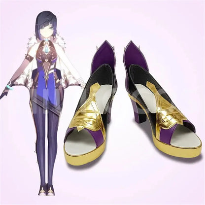 Game Genshin Impact Cosplay Yelan Cosplay Shoes - Cosplay Shoes Boots