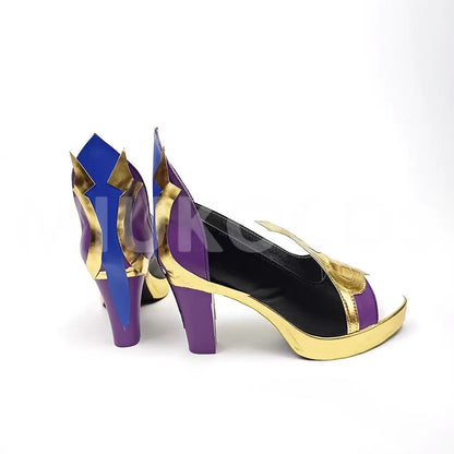 Game Genshin Impact Cosplay Yelan Cosplay Shoes - Cosplay Shoes Boots