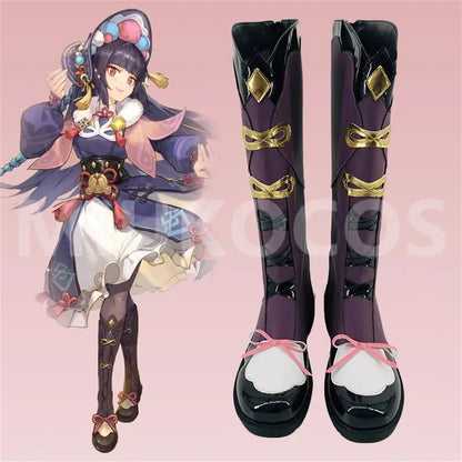 Game Genshin Impact Cosplay YunJin Cosplay Shoes - Cosplay Shoes Boots