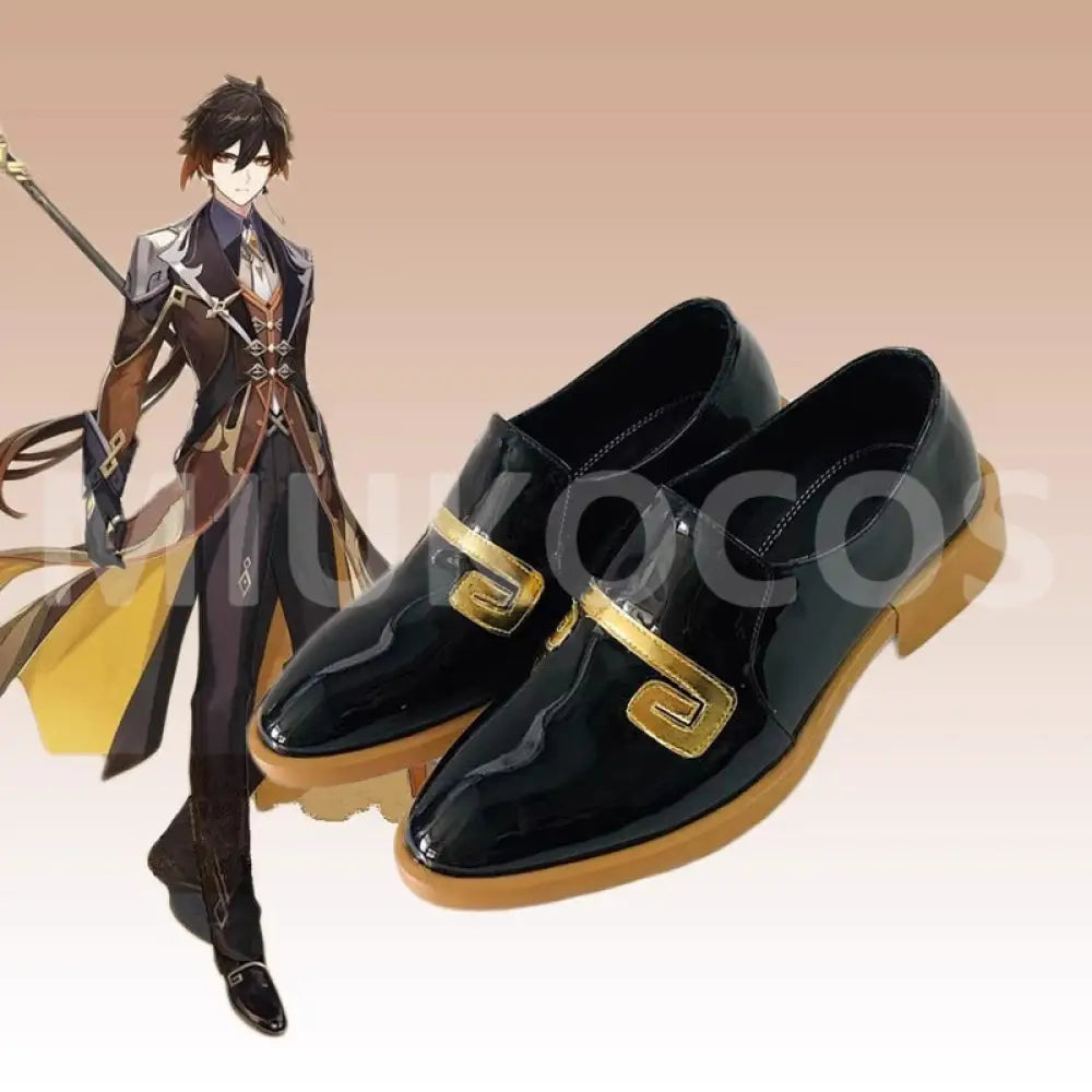 Game Genshin Impact Cosplay Zhongli Cosplay Shoes - Cosplay Shoes Boots