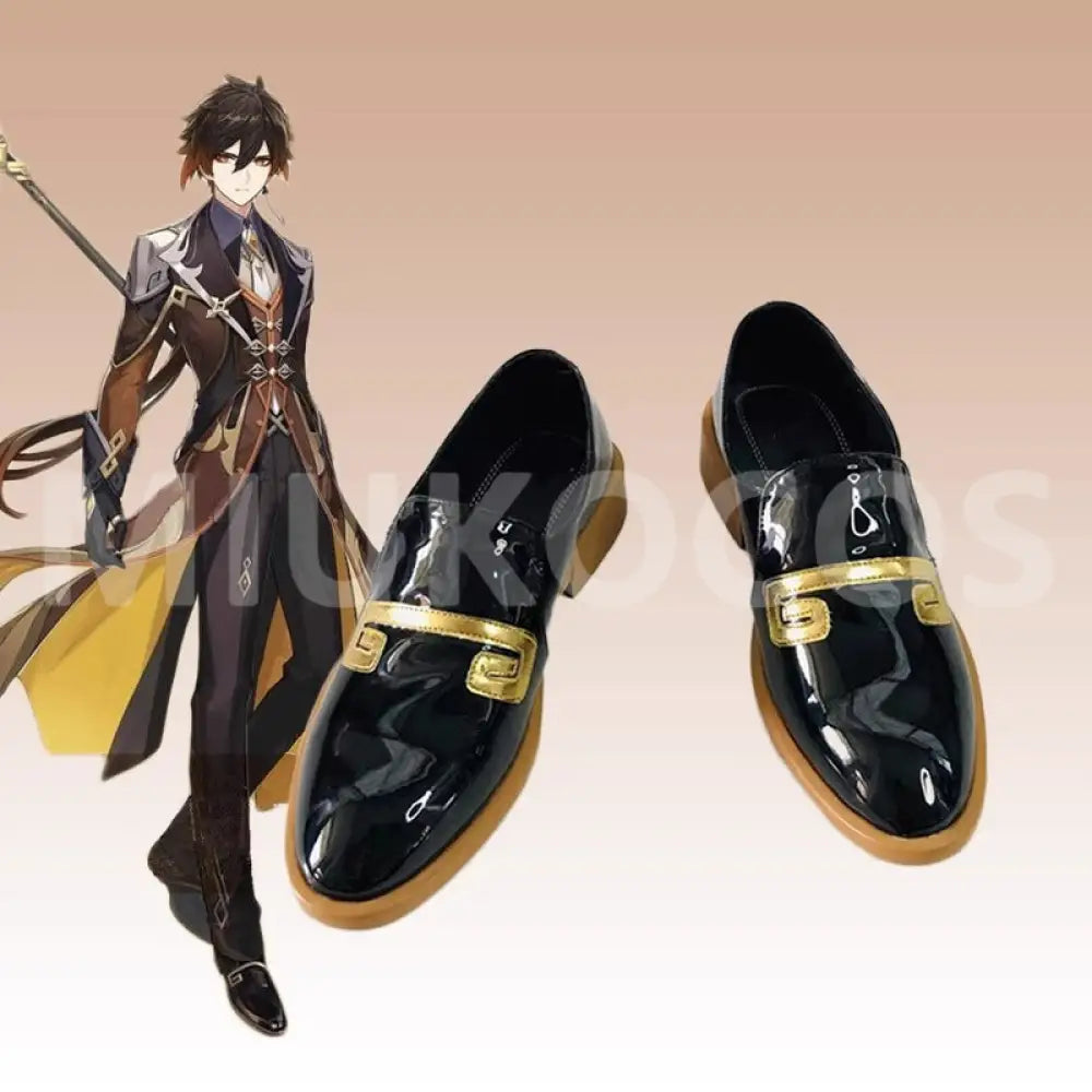 Game Genshin Impact Cosplay Zhongli Cosplay Shoes - Cosplay Shoes Boots