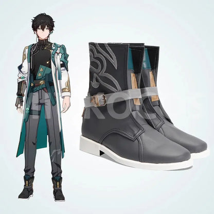 Game Honkai: Star Rail Cosplay Astral Express Dan Heng Cosplay Shoes - Cosplay Shoes Boots