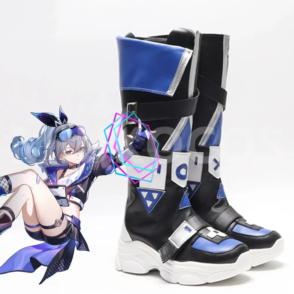 Game Honkai: Star Rail Cosplay Stellaron Hunters Silver Wolf Cosplay Shoes - Cosplay Shoes Boots