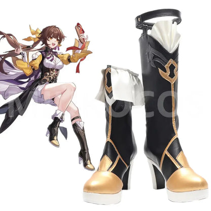 Game Honkai: Star Rail Cosplay Xianzhou Alliance Sushang Cosplay Shoes High Heels - Cosplay Shoes Boots
