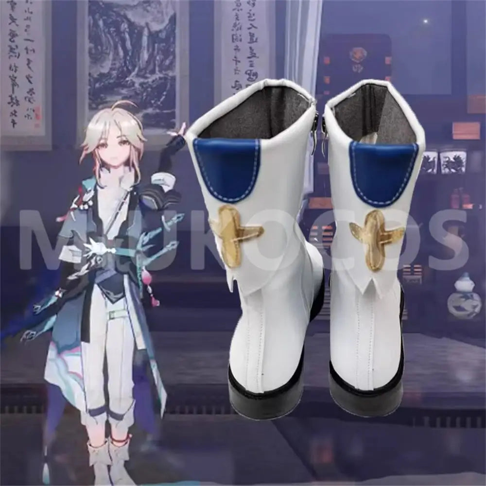 Game Honkai: Star Rail Cosplay Xianzhou Alliance Yanqing Cosplay Shoes - Cosplay Shoes Boots
