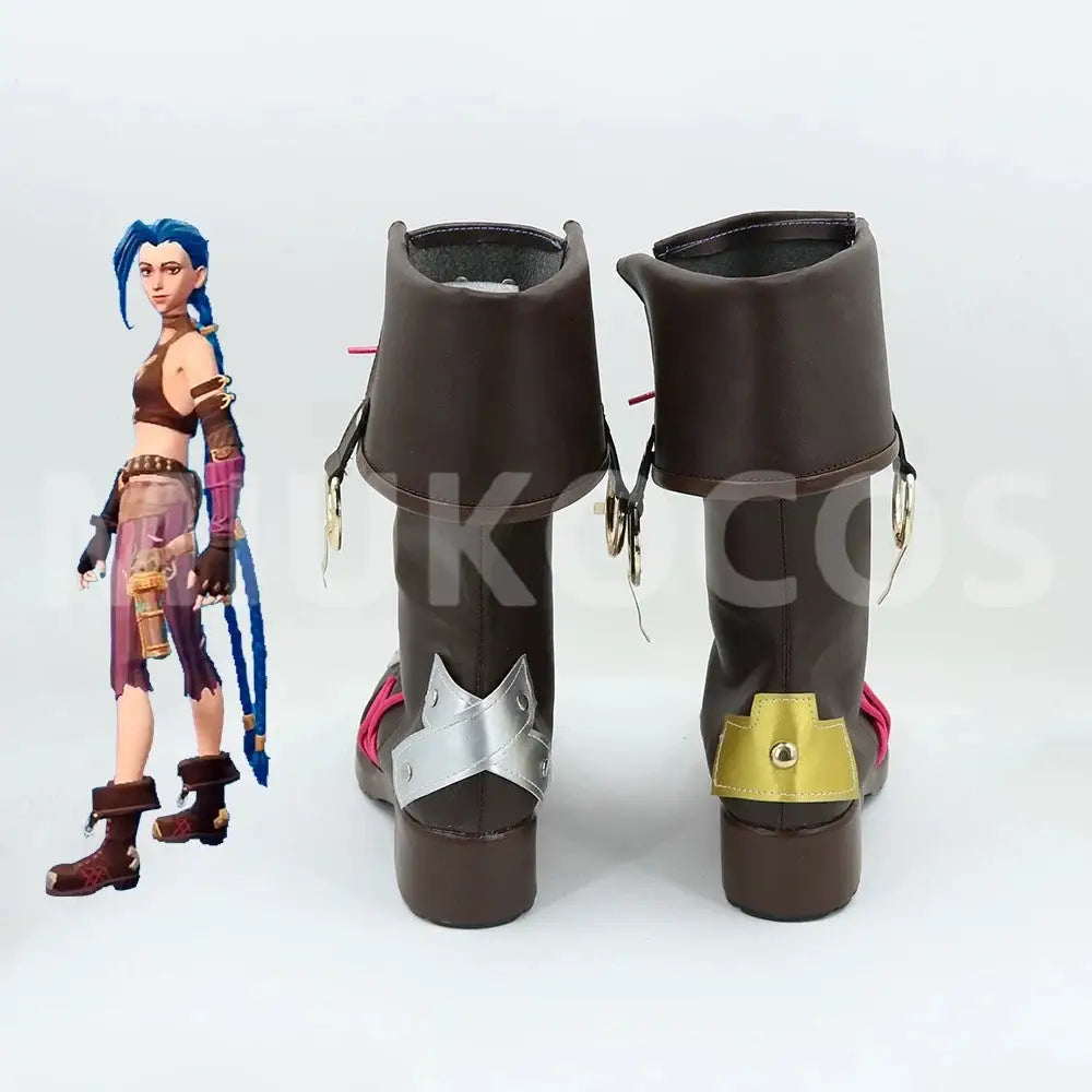 Game League of Legends Cosplay Jinx Cosplay Shoes - Cosplay Shoes Boots