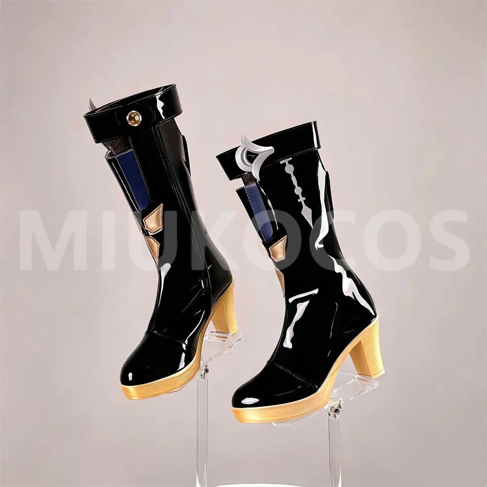 Game Neverness to Everness 이환 Cosplay Mint Cosplay Shoes - Cosplay Shoes Boots