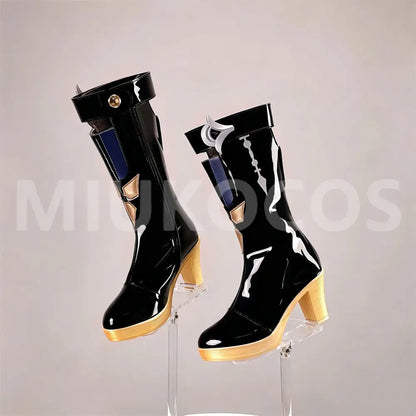 Game Neverness to Everness 이환 Cosplay Mint Cosplay Shoes - Cosplay Shoes Boots