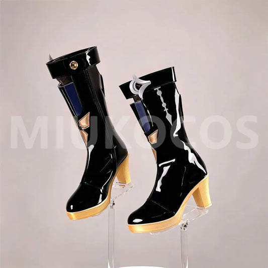 Game Neverness to Everness 이환 Cosplay Mint Cosplay Shoes - Cosplay Shoes Boots