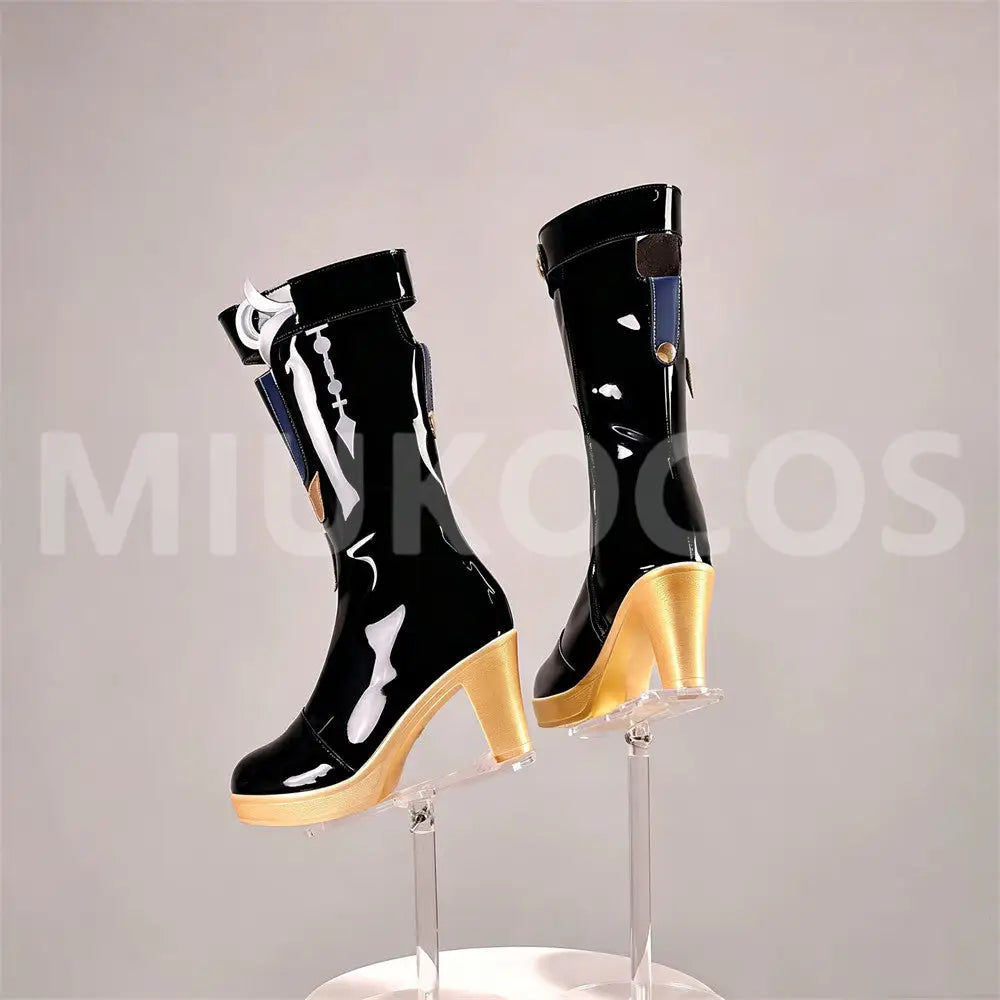 Game Neverness to Everness 이환 Cosplay Mint Cosplay Shoes - Cosplay Shoes Boots