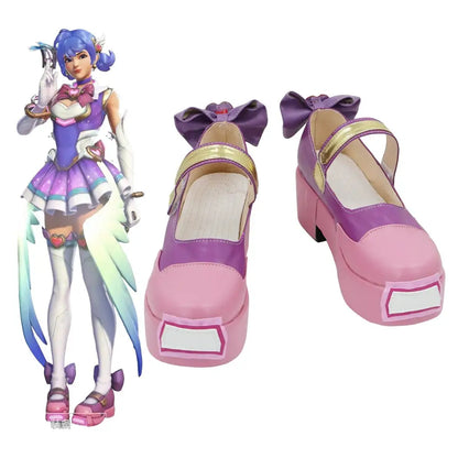 Game Overwatch 2 Cosplay Heart of Passion Kiriko Cosplay Shoes - Cosplay Shoes Boots