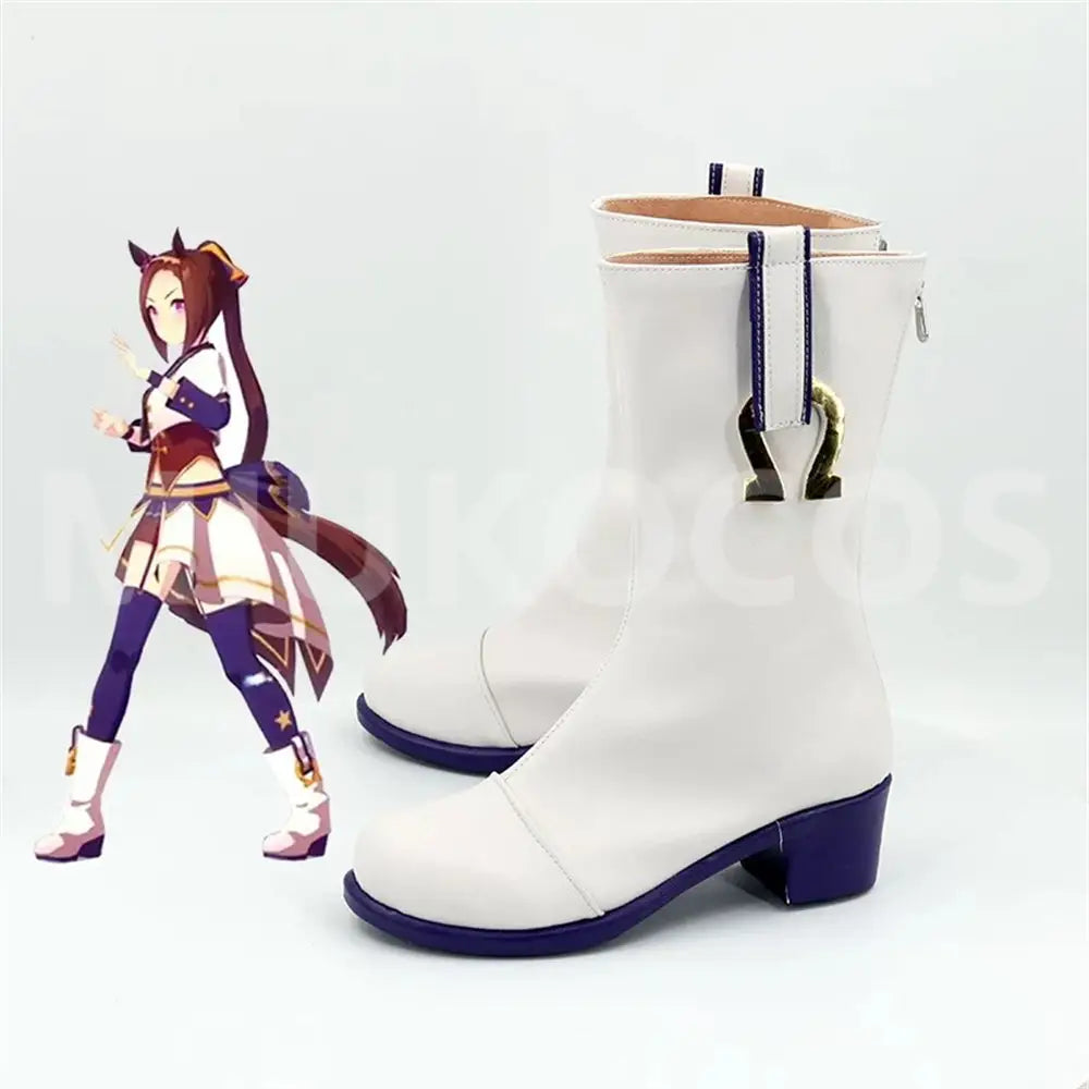 Game Uma Musume Pretty Derby Cosplay ダイワスカーレット Daiwa Scarlet Cosplay Shoes - Cosplay Shoes Boots