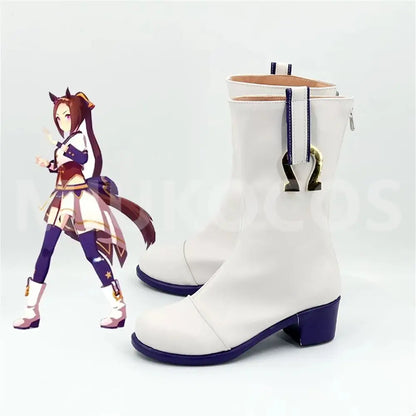 Game Uma Musume Pretty Derby Cosplay ダイワスカーレット Daiwa Scarlet Cosplay Shoes - Cosplay Shoes Boots