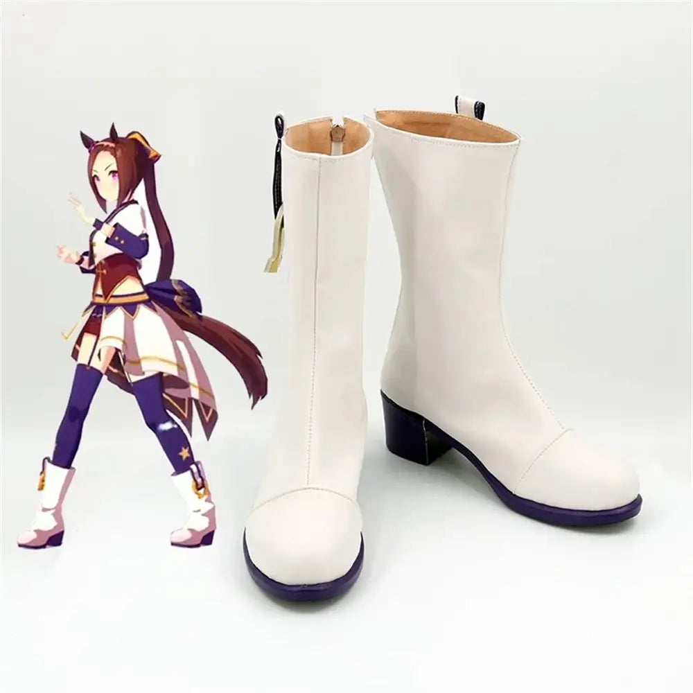 Game Uma Musume Pretty Derby Cosplay ダイワスカーレット Daiwa Scarlet Cosplay Shoes - Cosplay Shoes Boots