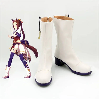 Game Uma Musume Pretty Derby Cosplay ダイワスカーレット Daiwa Scarlet Cosplay Shoes - Cosplay Shoes Boots