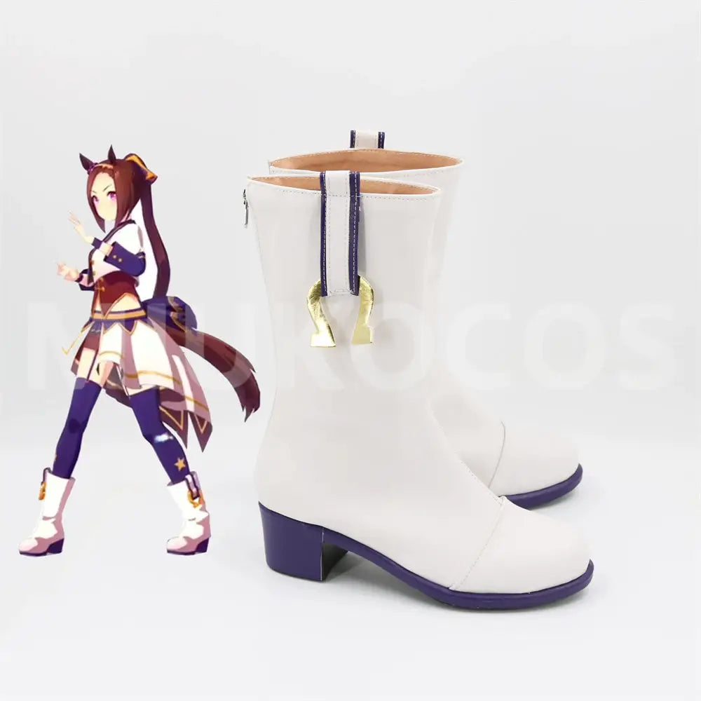 Game Uma Musume Pretty Derby Cosplay ダイワスカーレット Daiwa Scarlet Cosplay Shoes - Cosplay Shoes Boots