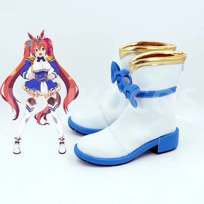Game Uma Musume Pretty Derby Cosplay ダイワスカーレット Daiwa Scarlet Cosplay Shoes - Cosplay Shoes Boots