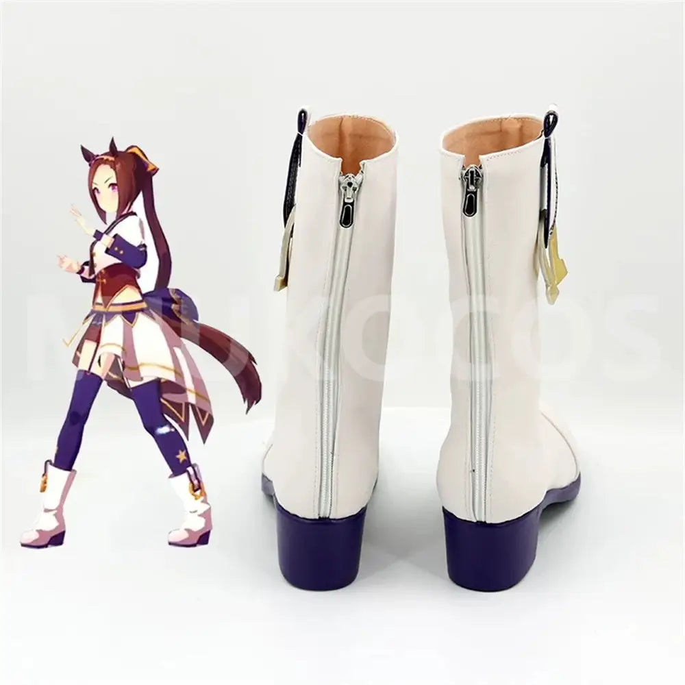 Game Uma Musume Pretty Derby Cosplay ダイワスカーレット Daiwa Scarlet Cosplay Shoes - Cosplay Shoes Boots