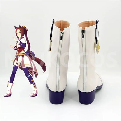 Game Uma Musume Pretty Derby Cosplay ダイワスカーレット Daiwa Scarlet Cosplay Shoes - Cosplay Shoes Boots