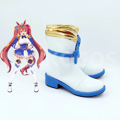 Game Uma Musume Pretty Derby Cosplay ダイワスカーレット Daiwa Scarlet Cosplay Shoes - Cosplay Shoes Boots