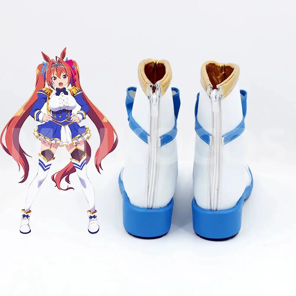 Game Uma Musume Pretty Derby Cosplay ダイワスカーレット Daiwa Scarlet Cosplay Shoes - Cosplay Shoes Boots