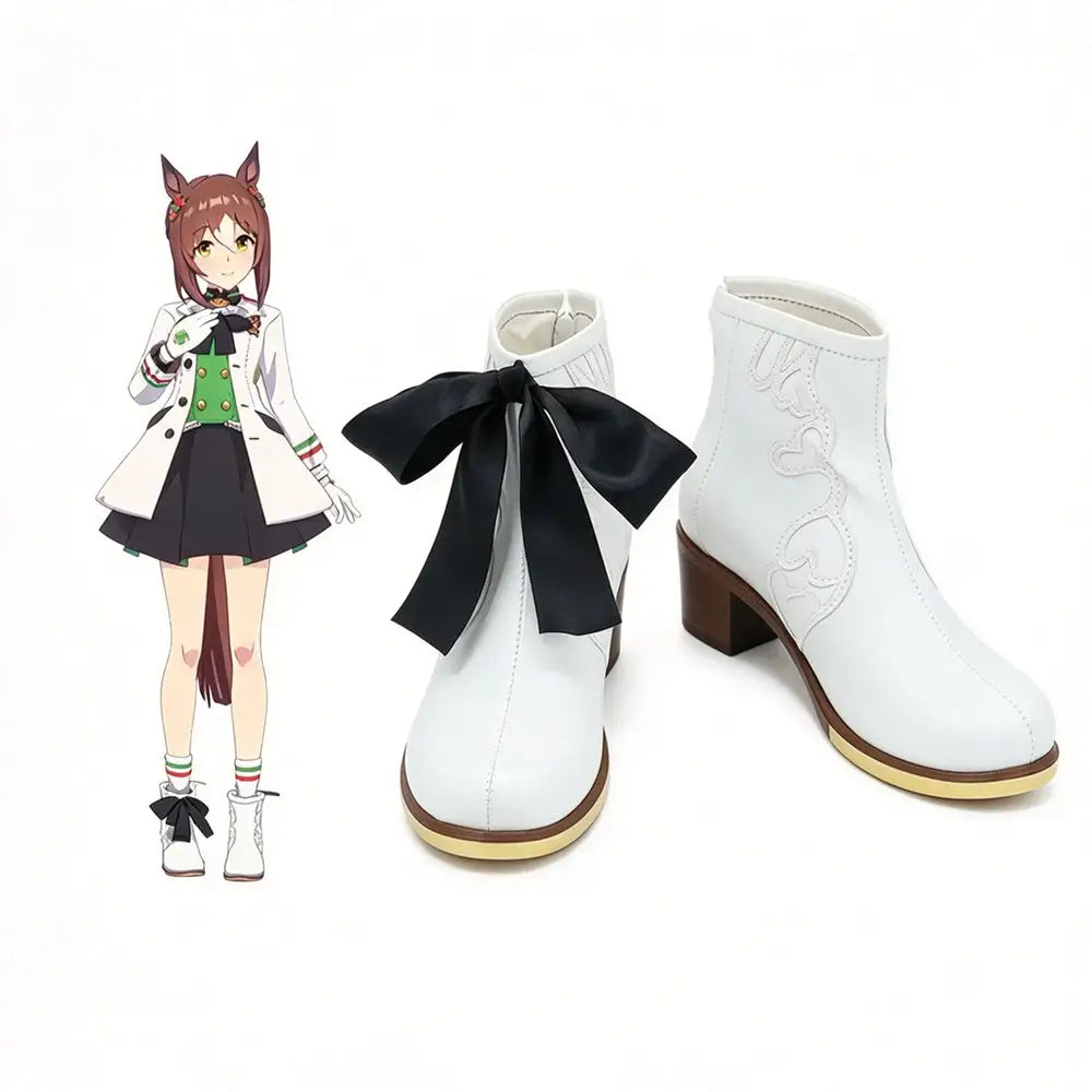 Game Uma Musume Pretty Derby Cosplay ファインモーション Noble Seamair Cosplay Shoes - Cosplay Shoes Boots