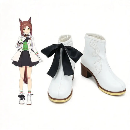 Game Uma Musume Pretty Derby Cosplay ファインモーション Noble Seamair Cosplay Shoes - Cosplay Shoes Boots