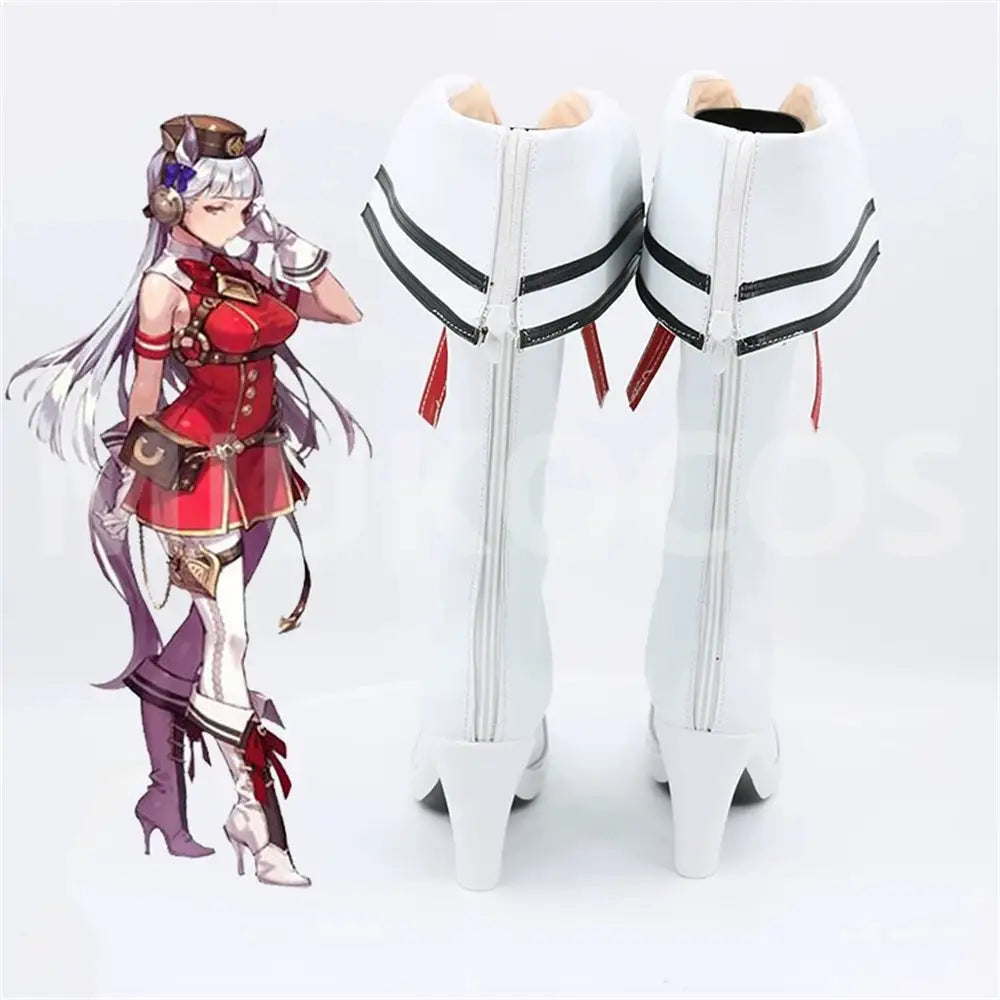Game Uma Musume Pretty Derby Cosplay ゴールドシップ Gold Ship Cosplay Shoes - Cosplay Shoes Boots