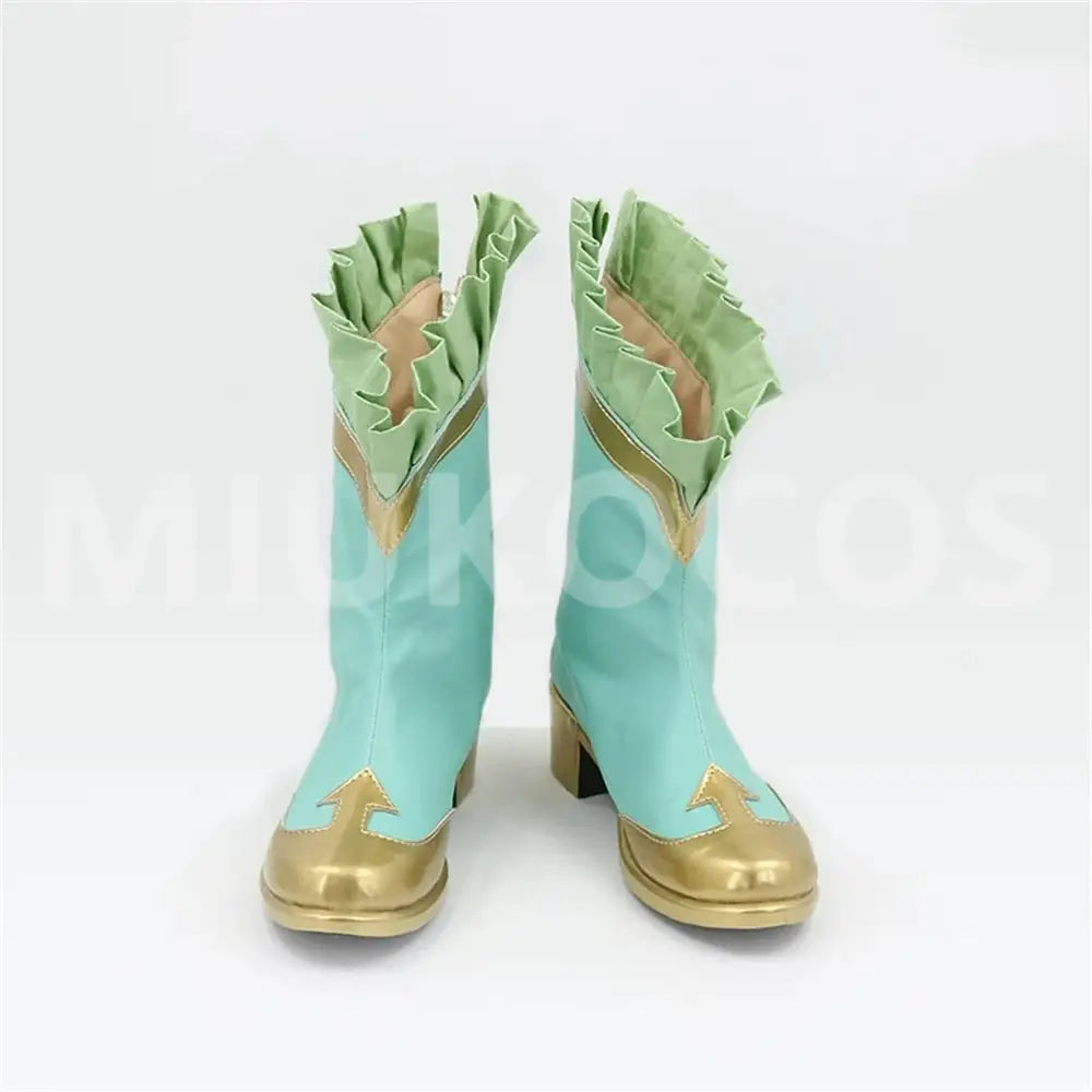 Game Uma Musume Pretty Derby Cosplay Grass Wonder (Fantasy) Cosplay Shoes - Cosplay Shoes Boots