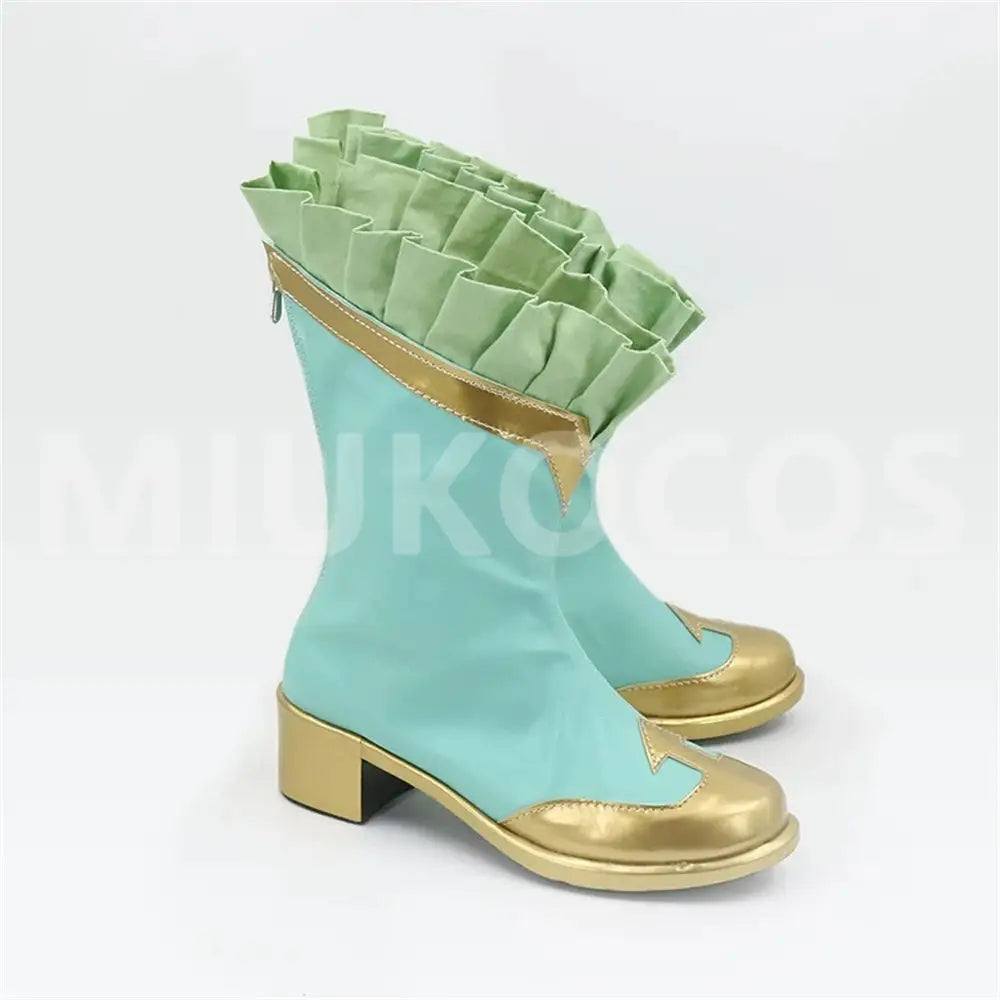 Game Uma Musume Pretty Derby Cosplay Grass Wonder (Fantasy) Cosplay Shoes - Cosplay Shoes Boots