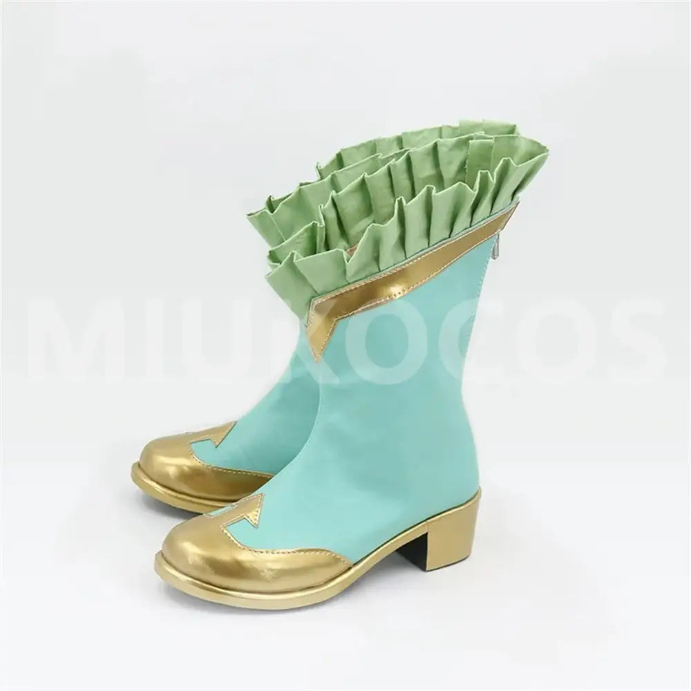 Game Uma Musume Pretty Derby Cosplay Grass Wonder (Fantasy) Cosplay Shoes - Cosplay Shoes Boots