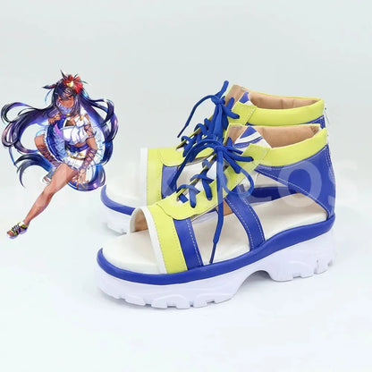 Game Uma Musume Pretty Derby Cosplay ヒシアマゾン Hishi Amazon Cosplay Shoes - Cosplay Shoes Boots