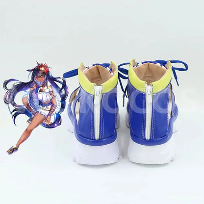 Game Uma Musume Pretty Derby Cosplay ヒシアマゾン Hishi Amazon Cosplay Shoes - Cosplay Shoes Boots