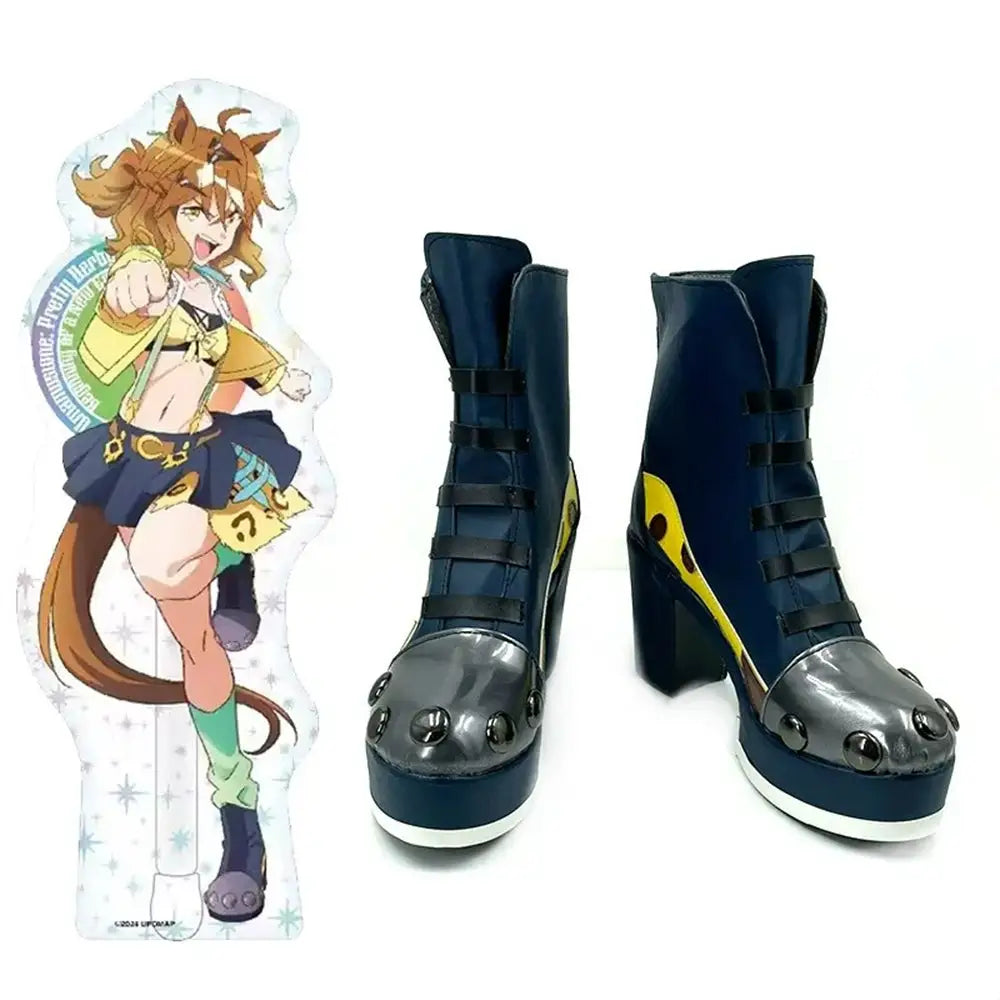 Game Uma Musume Pretty Derby Cosplay ジャングルポケット Jungle Pocket Cosplay Shoes - Cosplay Shoes Boots