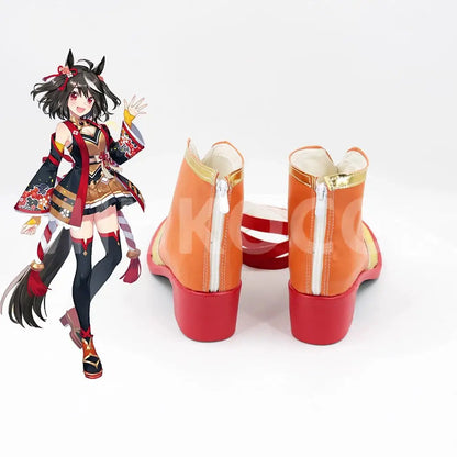 Game Uma Musume Pretty Derby Cosplay キタサンブラック Kitasan Black Cosplay Shoes - Cosplay Shoes Boots