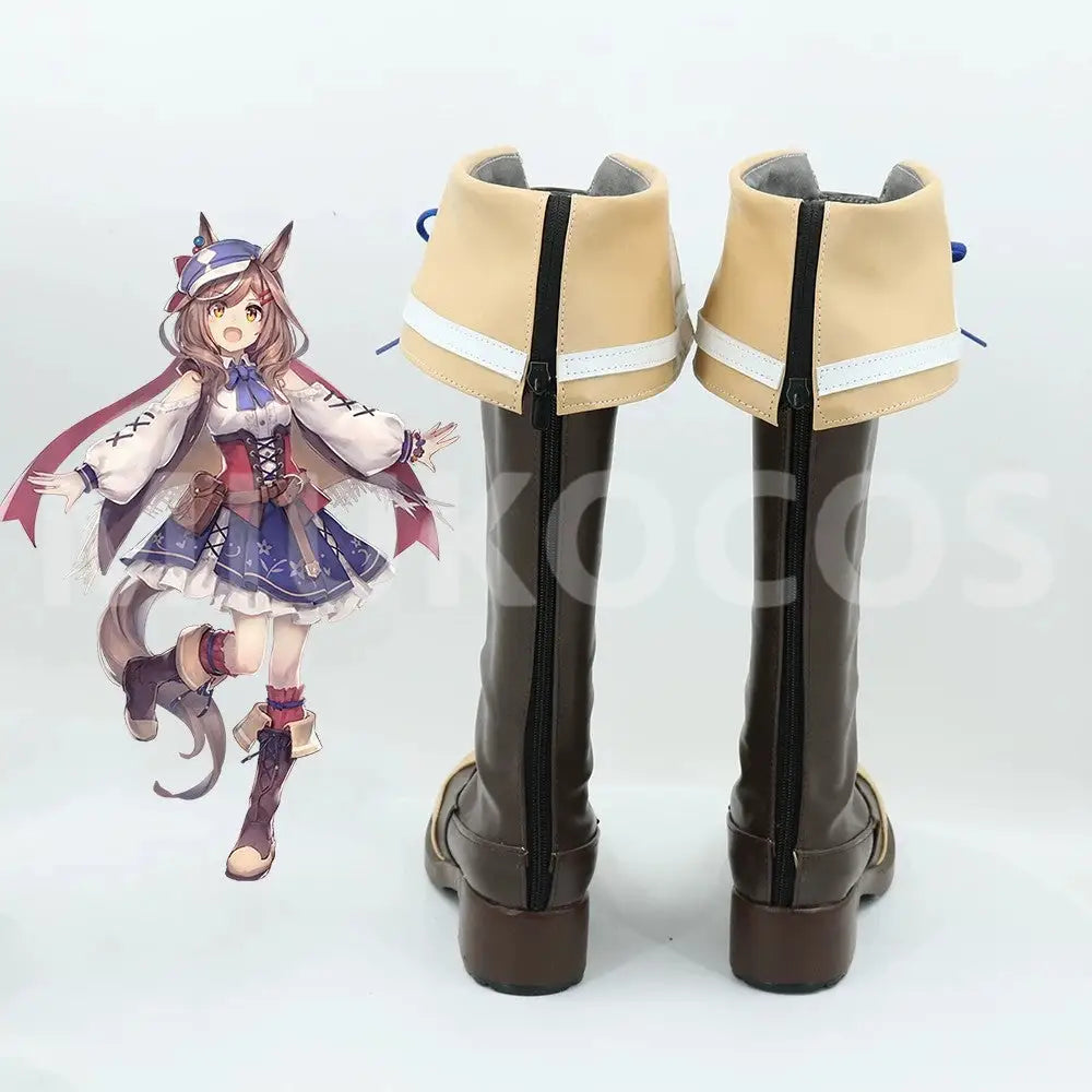 Game Uma Musume Pretty Derby Cosplay マチカネタンホイザ Matikanetannhauser Cosplay Shoes - Cosplay Shoes Boots