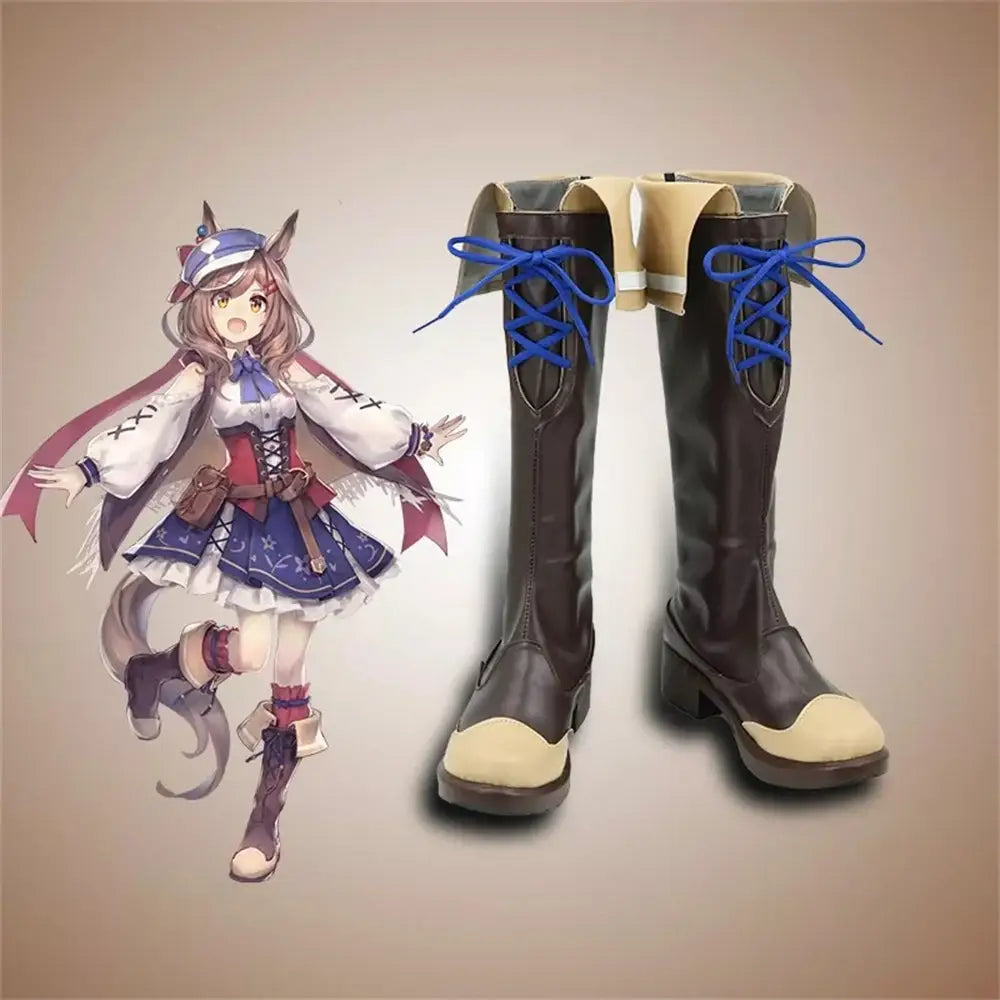 Game Uma Musume Pretty Derby Cosplay マチカネタンホイザ Matikanetannhauser Cosplay Shoes - Cosplay Shoes Boots