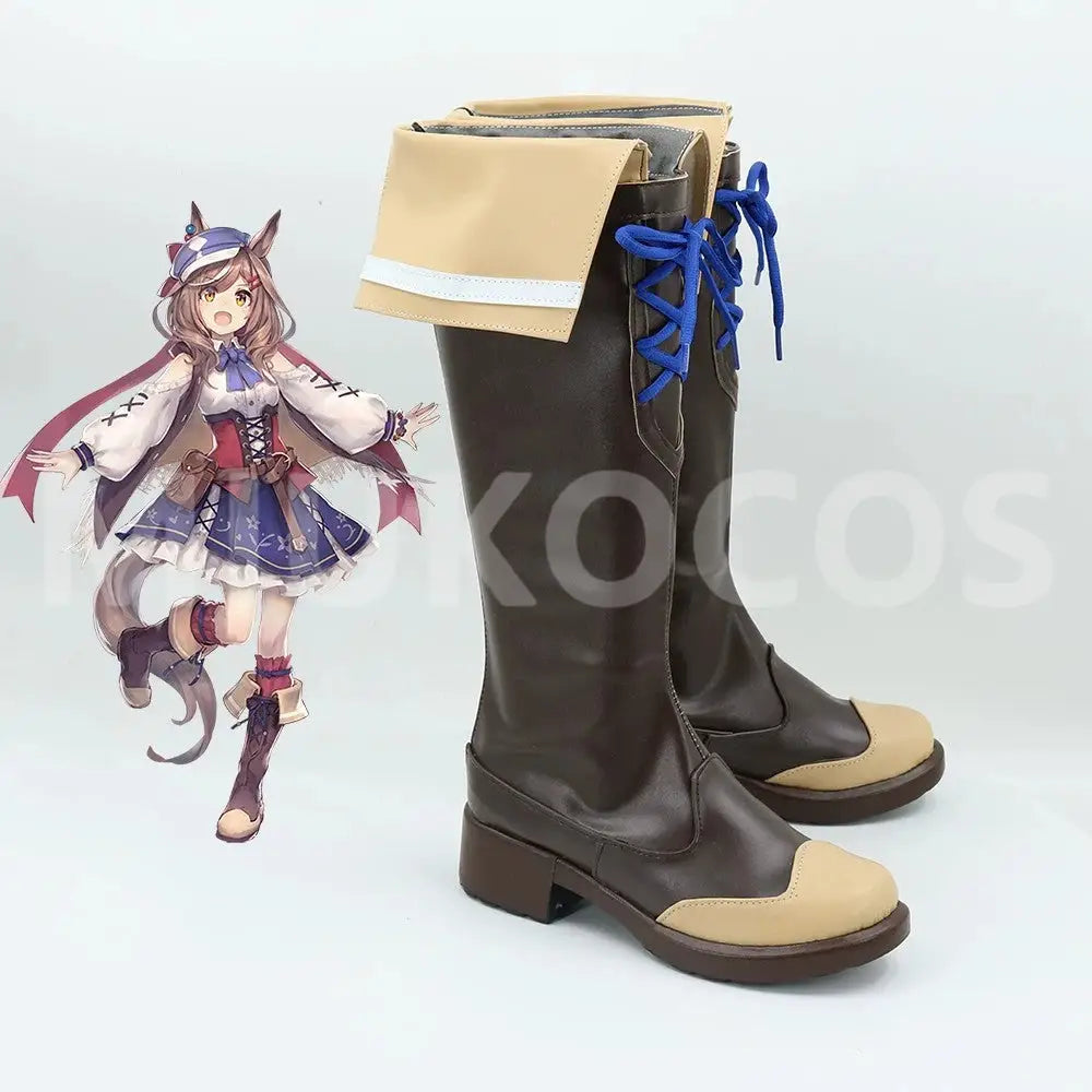 Game Uma Musume Pretty Derby Cosplay マチカネタンホイザ Matikanetannhauser Cosplay Shoes - Cosplay Shoes Boots