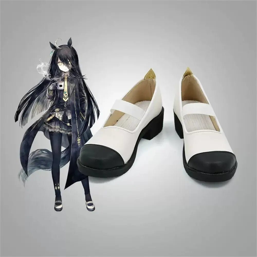 Game Uma Musume Pretty Derby Cosplay マンハッタンカフェ Manhattan Cafe Cosplay Shoes - Cosplay Shoes Boots