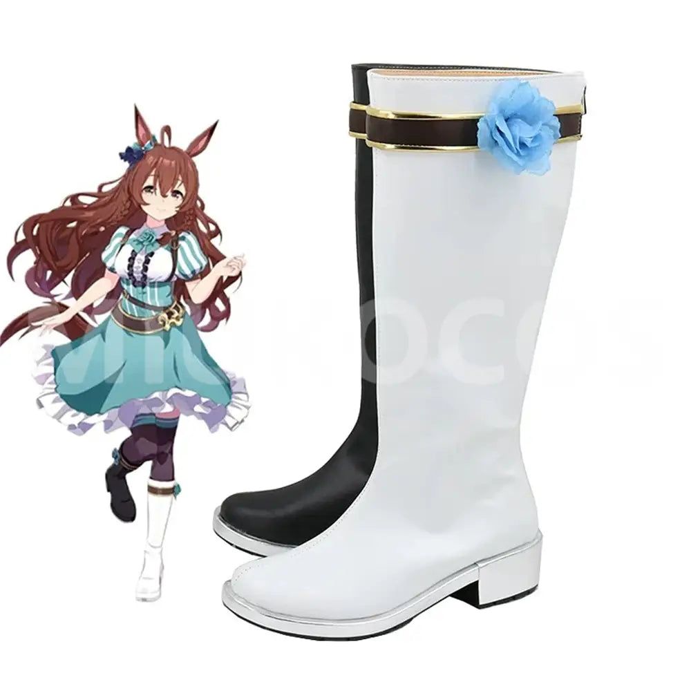 Game Uma Musume Pretty Derby Cosplay Mejiro Bright メジロブライト Cosplay Shoes - Cosplay Shoes Boots