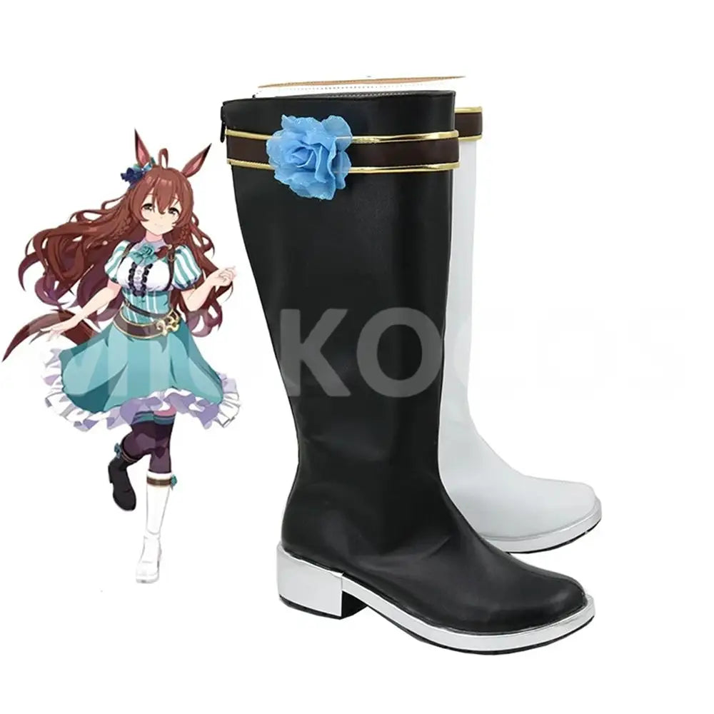 Game Uma Musume Pretty Derby Cosplay Mejiro Bright メジロブライト Cosplay Shoes - Cosplay Shoes Boots