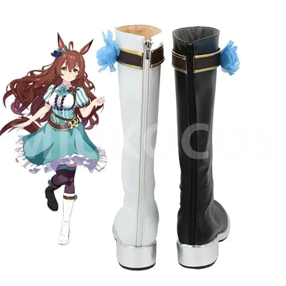 Game Uma Musume Pretty Derby Cosplay Mejiro Bright メジロブライト Cosplay Shoes - Cosplay Shoes Boots