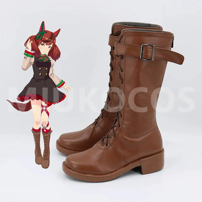 Game Uma Musume Pretty Derby Cosplay ナイスネイチャ Nice Nature Cosplay Shoes - Cosplay Shoes Boots