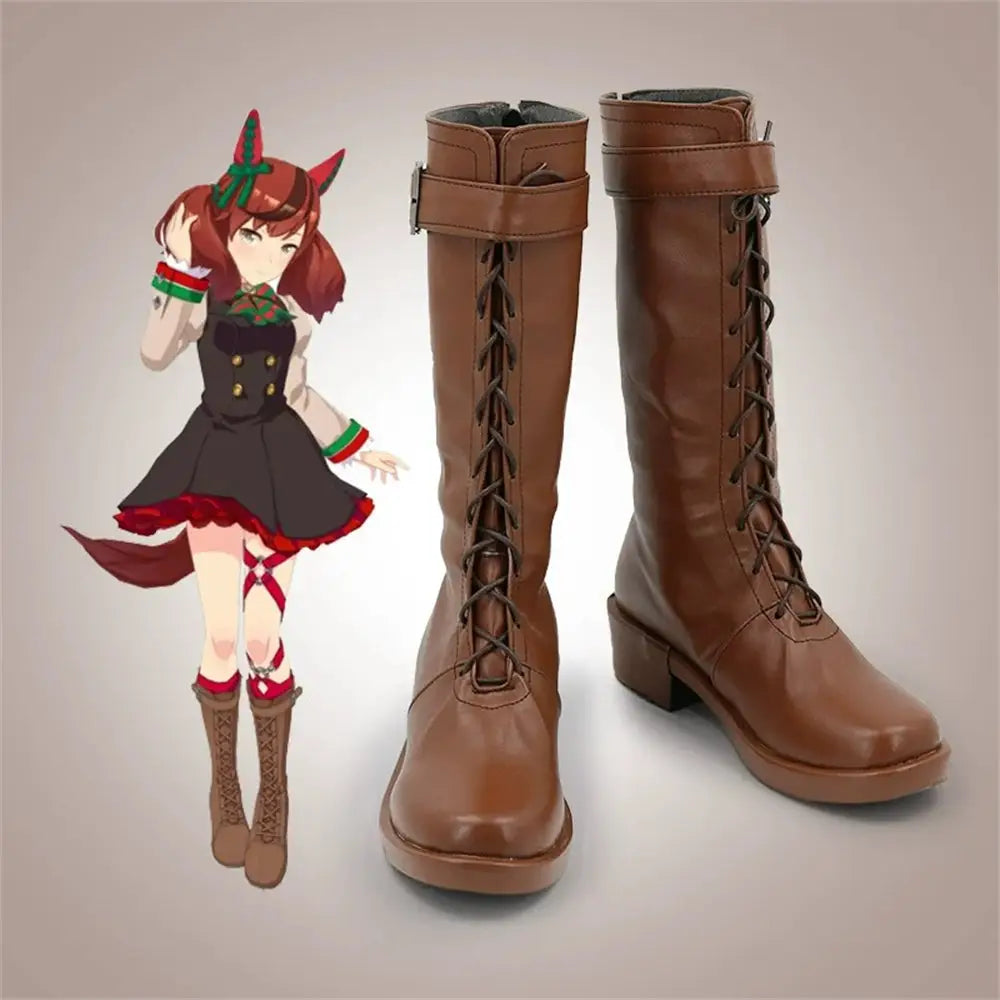 Game Uma Musume Pretty Derby Cosplay ナイスネイチャ Nice Nature Cosplay Shoes - Cosplay Shoes Boots