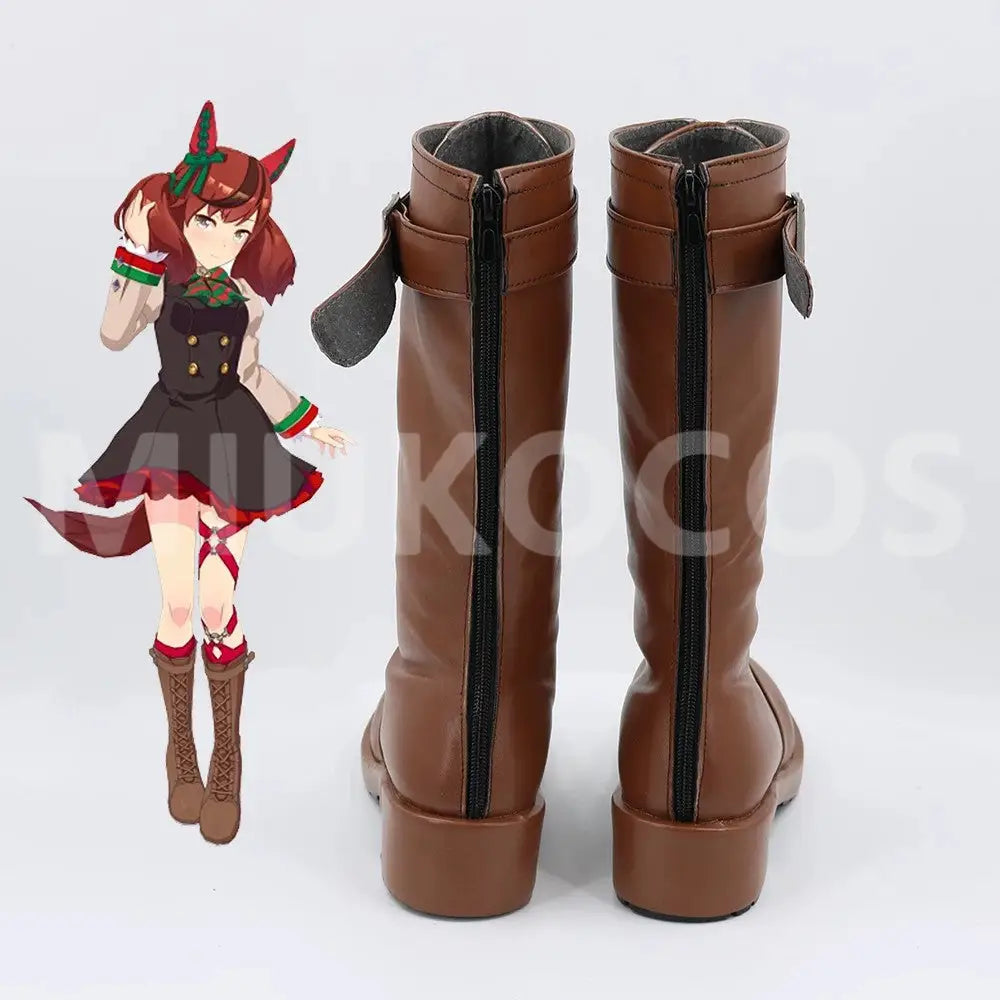 Game Uma Musume Pretty Derby Cosplay ナイスネイチャ Nice Nature Cosplay Shoes - Cosplay Shoes Boots