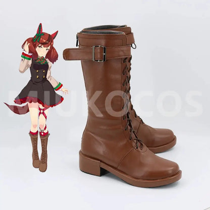 Game Uma Musume Pretty Derby Cosplay ナイスネイチャ Nice Nature Cosplay Shoes - Cosplay Shoes Boots