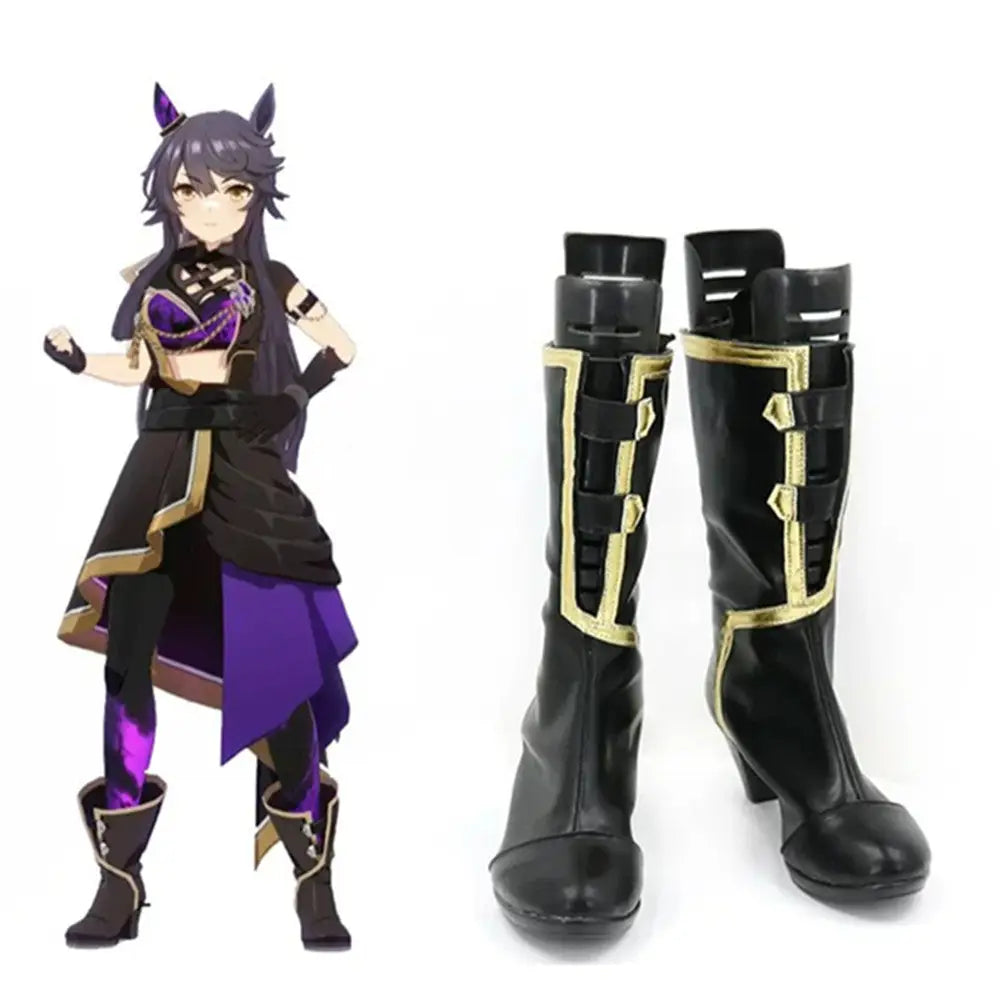 Game Uma Musume Pretty Derby Cosplay Narita Brian (BLAZE) Cosplay Shoes - Cosplay Shoes Boots