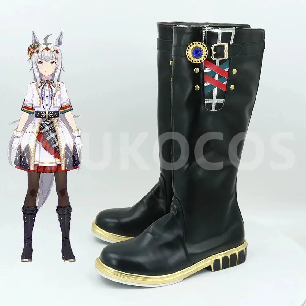Game Uma Musume Pretty Derby Cosplay Oguri Cap Cosplay Shoes - Cosplay Shoes Boots