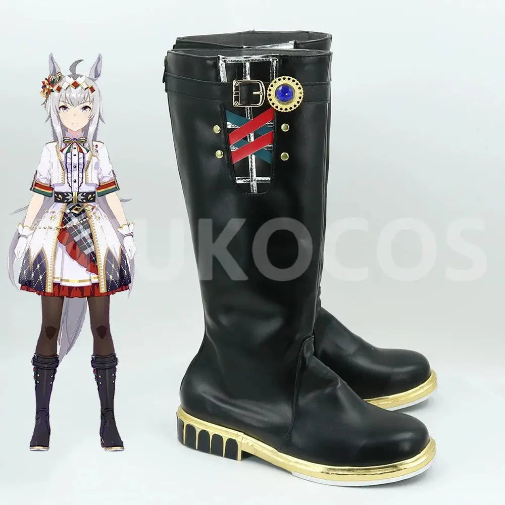Game Uma Musume Pretty Derby Cosplay Oguri Cap Cosplay Shoes - Cosplay Shoes Boots