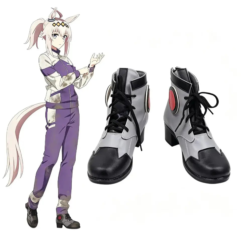 Game Uma Musume Pretty Derby Cosplay Oguri Cap Cosplay Shoes - Cosplay Shoes Boots